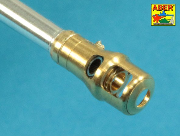 Aber ABR35L246 1:35 7,5cm barrel with muzzle brake for Panther Pz.Kpfw.V Ausf.G
