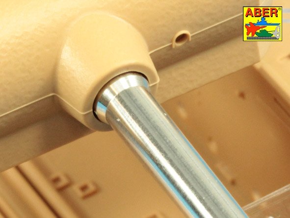 Aber ABR35L246 1:35 7,5cm barrel with muzzle brake for Panther Pz.Kpfw.V Ausf.G