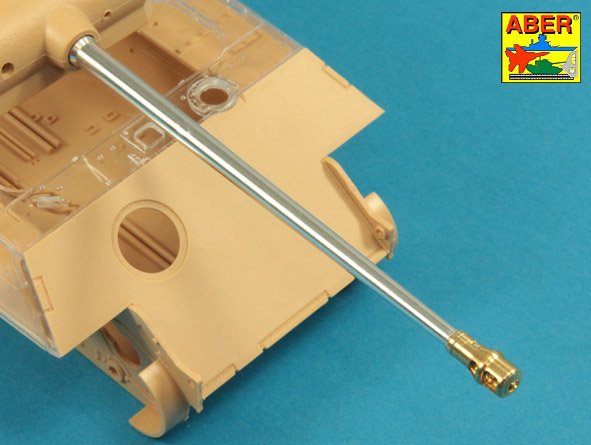 Aber ABR35L246 1:35 7,5cm barrel with muzzle brake for Panther Pz.Kpfw.V Ausf.G