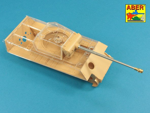 Aber ABR35L246 1:35 7,5cm barrel with muzzle brake for Panther Pz.Kpfw.V Ausf.G