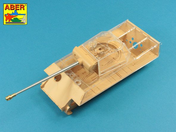 Aber ABR35L246 1:35 7,5cm barrel with muzzle brake for Panther Pz.Kpfw.V Ausf.G