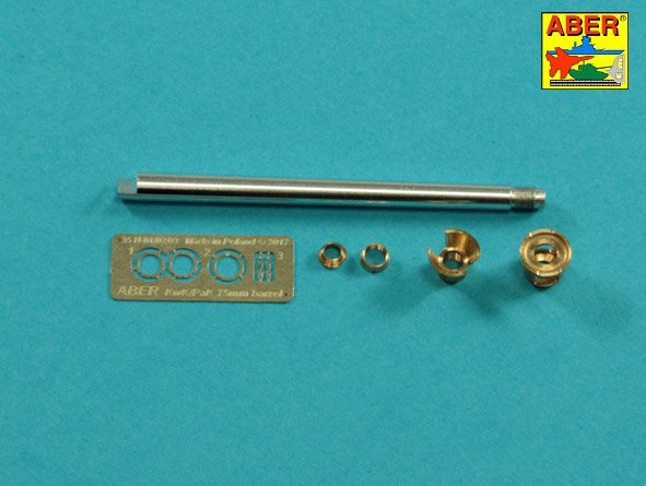 Aber ABR35L253 1:35 75mm Gun Barrel for Pz.Kpfw.VI