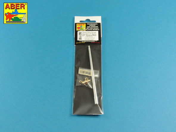 Aber German 8.8cm Pak 43/3 L/71 One-Part Barrel Jagdpanther 1:35