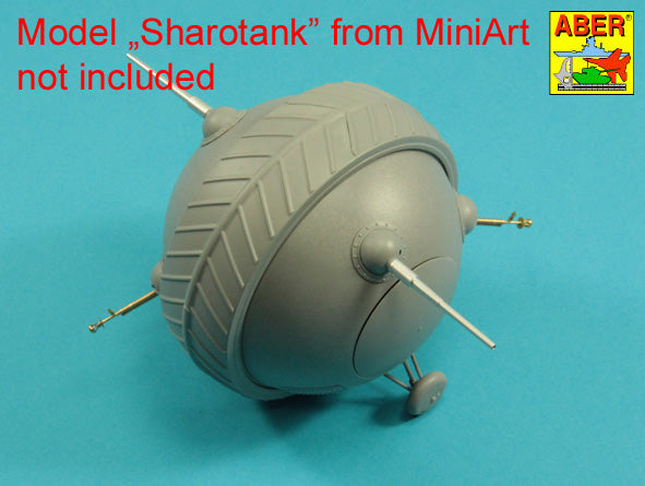 Aber Armament for Soviet Ball Tank Sharotank 37mm & DShK 1:35
