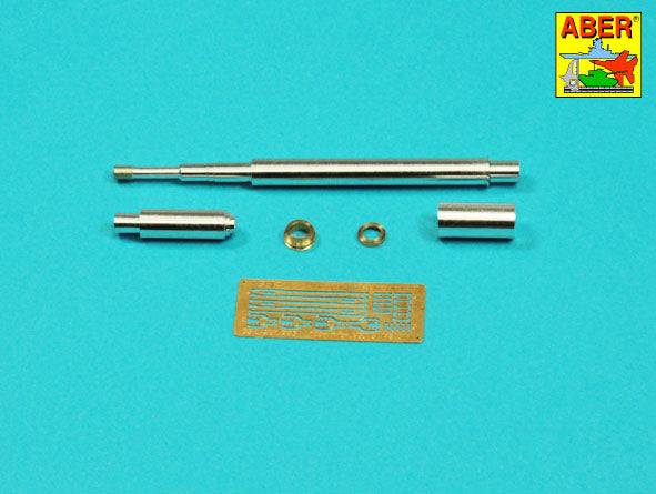 Aber ABR35L281 1:35 105mm M-68 barrel with thermal shroud for M60A-3 Tank
