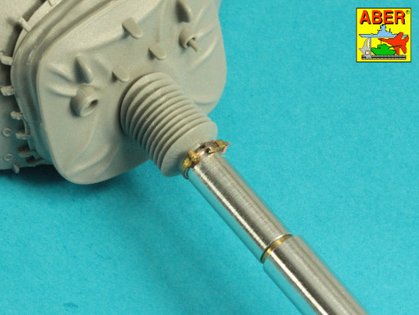 Aber ABR35L283 1:35 105mm M-68 barrel with thermal shroud for U.S