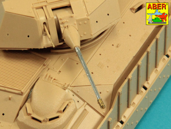 Aber 25mm M242 Ribbed Chain Gun & 7.62mm M240 Barrels Bradley 1:35