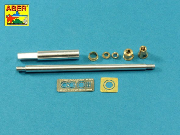 Aber German 8.8cm Two-Part Pak 43/3 L/71 Barrel Jagdpanther 1:35