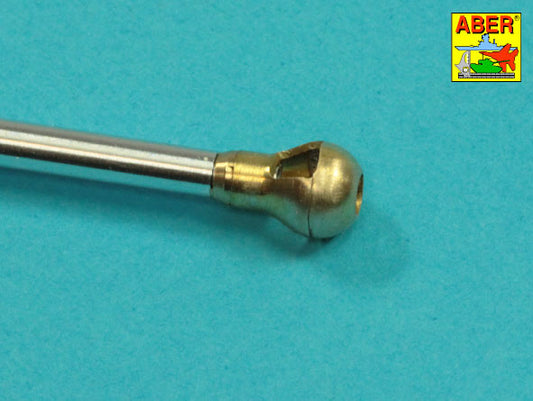 Aber German 75mm Barrel KwK40L/43 Single Baffle Tiger Ausf.G 1:35