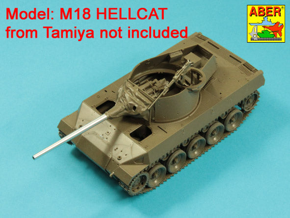 Aber ABR35L325 1:35 76mm M1A1 Barrel for M18 Hellcat U.S