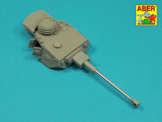 Aber German 75mm KwK 40 L/48 Barrel Pz.IV G/H/J No Muzzle Brake 1:35