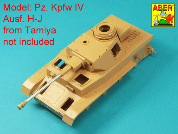 Aber 75mm 40 L/48 Barrel for Pz.IV G/H/J without Muzzle Brake 1:35