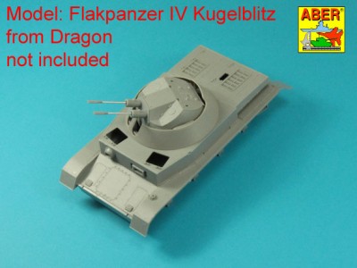 Aber ABR35L342 1:35 German 3CM Flak 103 two barrels for "Kugelblitz" tanks