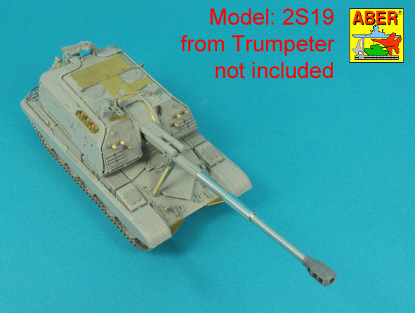 Aber ABR35L347 1:35 152mm 2A64 Barrel to Russian 2S19 Howitzer MSTA-S