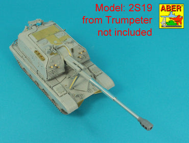 Aber ABR35L347 1:35 152mm 2A64 Barrel to Russian 2S19 Howitzer MSTA-S