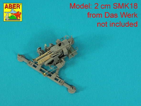 Aber ABR35L355 1:35 2cm 8 barrels to SMK 18 typ 2 Salvehmaschinenkanone