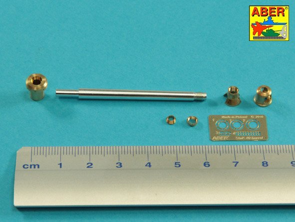 Aber German StuK.40 L/48 7.5cm Barrel Early Muzzle Brake 1:35
