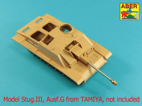 Aber German StuK.40 L/48 7.5cm Barrel Early Muzzle Brake 1:35