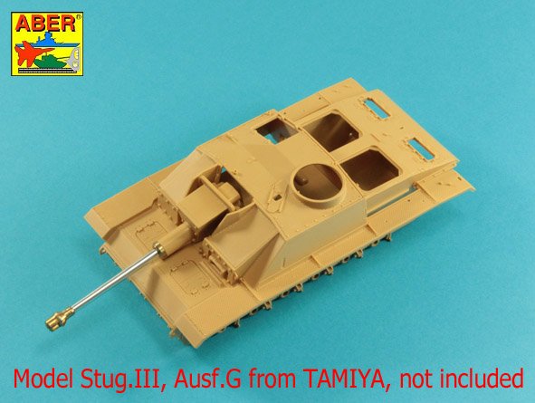 Aber German StuK.40 L/48 7.5cm Barrel Early Muzzle Brake 1:35