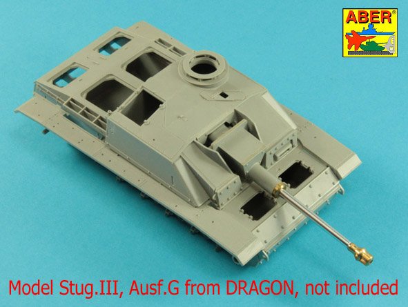 Aber German StuK.40 L/48 7.5cm Barrel Early Muzzle Brake 1:35