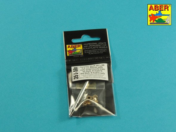 Aber German StuK.40 L/48 7.5cm Barrel Early Muzzle Brake 1:35