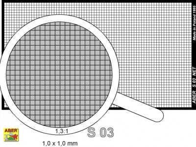 Aber ABR35S03 1:35 Net 1,0 x 1,0 mm