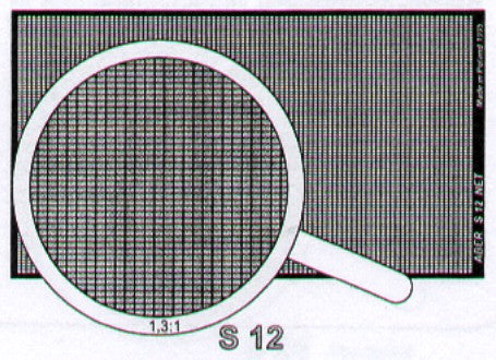 Aber ABR35S12 1:35 Oblong Mesh Net 0,8 x 0,5 mm