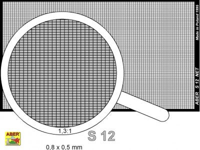 Aber ABR35S12 1:35 Oblong Mesh Net 0,8 x 0,5 mm