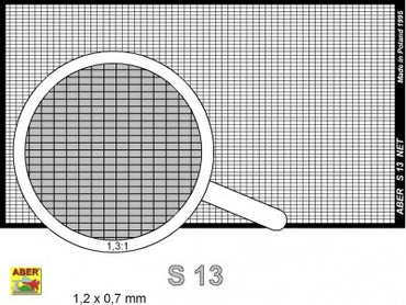 Aber ABR35S13 1:35 Oblong Mesh medium Net 1,2 x 0,7 mm
