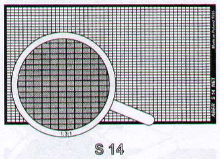 Aber ABR35S14 1:35 Oblong Mesh largest Net 1,5 x 1,0 mm