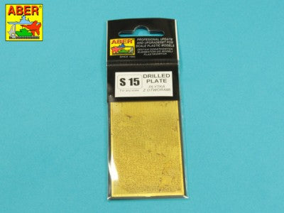 Aber ABR35S15 1:35 Fine Mesh Drilled plate 0,6 mm