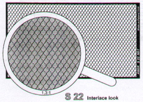 Aber ABR35S22 1:35 Mesh Net with interlaced mesh 1,7 x 2,4 mm
