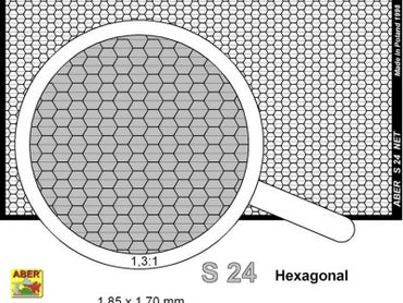 Aber ABR35S24 1:35 Net with hexagonal mesh 1,85 x 1,7 mm