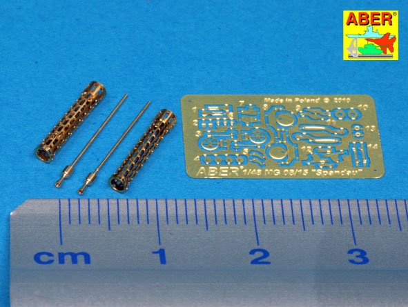 Aber German Maxim 7.9mm LMG 08/15 Spandau WWI Barrels 1:48