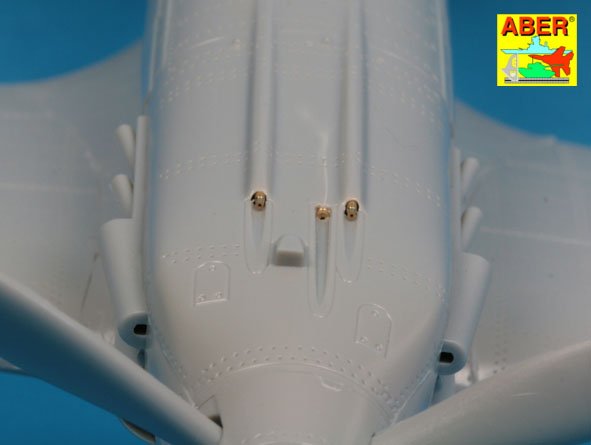 Aber ABRA48114 1:48 MiG-3 Armament Set with Pitot Tube