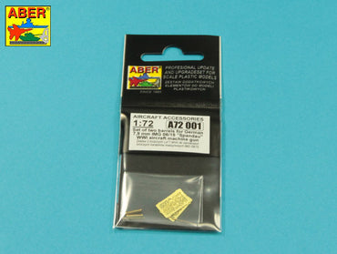 Aber ABRA72001 1:72 Set of two barrels for lMG 08/15 "Spandau"