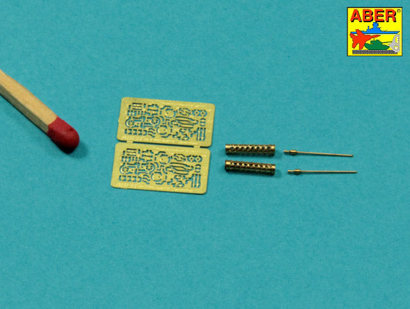 Aber ABRA72001 1:72 Set of two barrels for lMG 08/15 "Spandau"