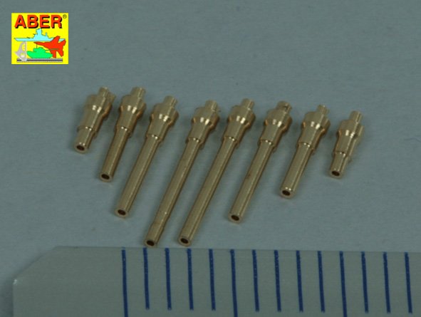 Aber ABRA72005 1:72 Set of 8 turned cal .50