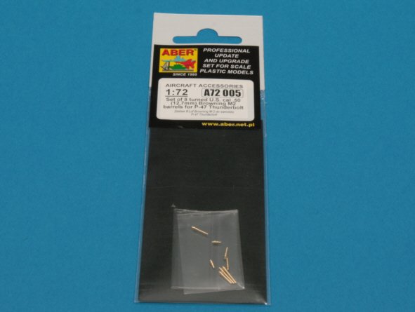 Aber ABRA72005 1:72 Set of 8 turned cal .50