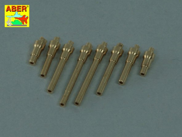 Aber ABRA72005 1:72 Set of 8 turned cal .50
