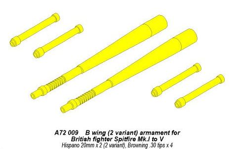 Aber ABRA72009 1:72 B wing
