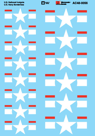 Microscale AC480056 1:48 United State Navy Insignia Borderless