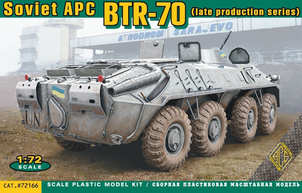 Ace ACE72166 1:72 Soviet BTR-70 Armoured Personnel Carrier Late