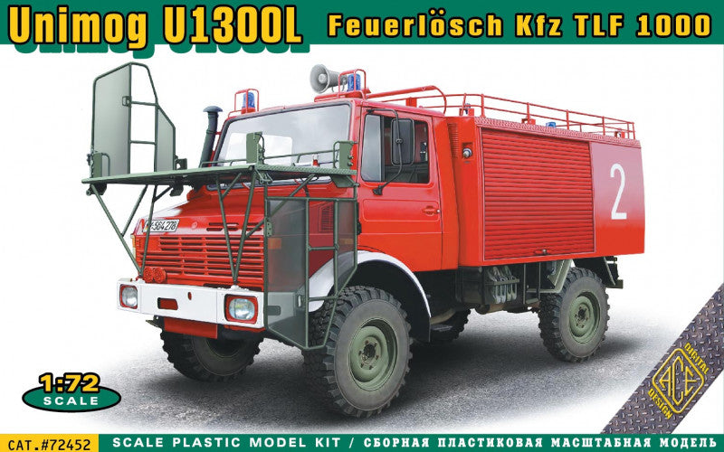 Ace ACE72452 1:72 Unimog U1300L Feuerlosch Kfz TLF1000