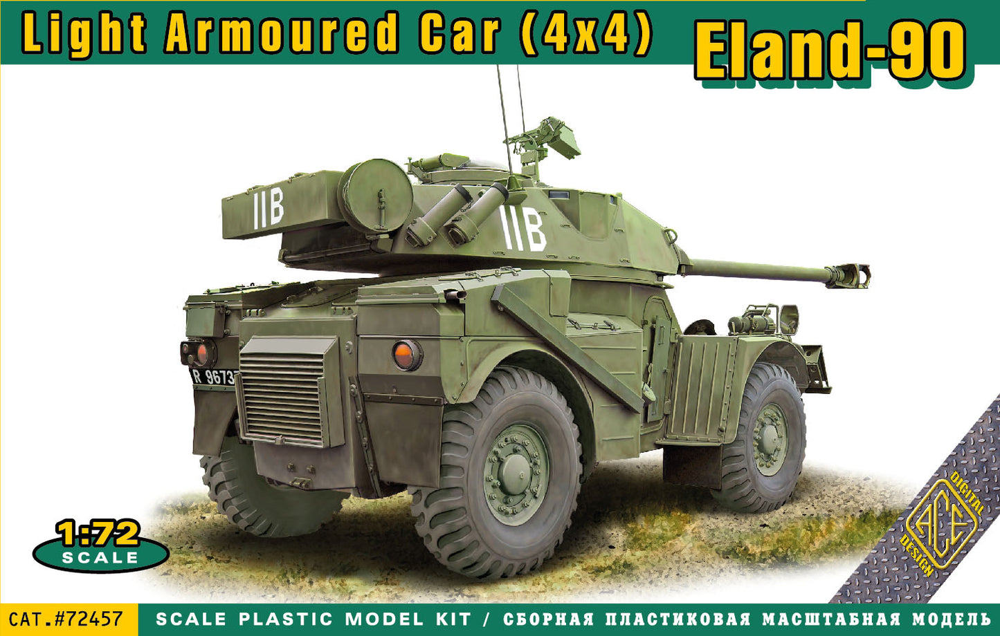 Ace ACE72457 1:72 Eland-90 Light Armoured Car