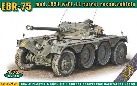 Ace ACE72459 1:72 EBR-75 mod.1951 w/FL-11 turret recon