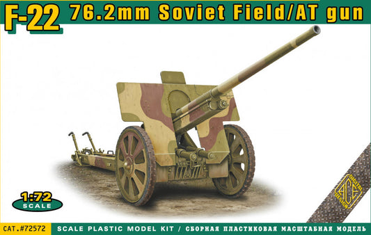 Ace ACE72572 1:72 F-22 76.2mm Soviet Field/AT gun