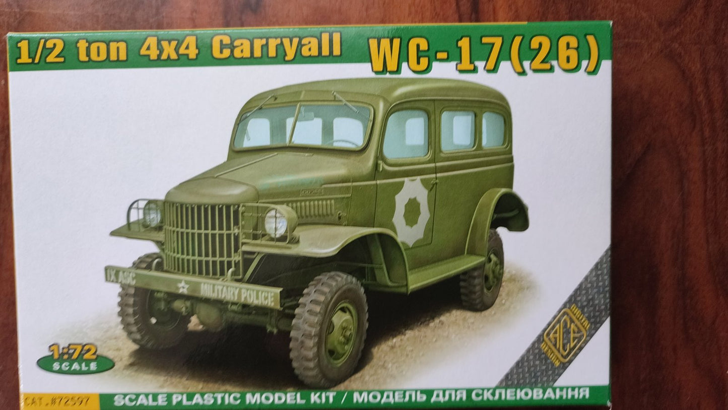 Ace ACE72597 1:72 Dodge 1/2 ton 4x4 carryall WC-17