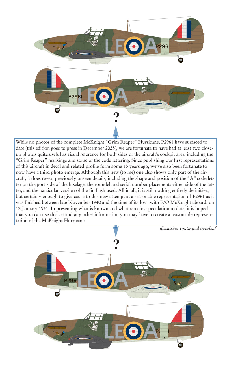 Aviaeology ADD24007-1X 1:24 Hawker Hurricane Mk.I P2961 242 Sqn RAF