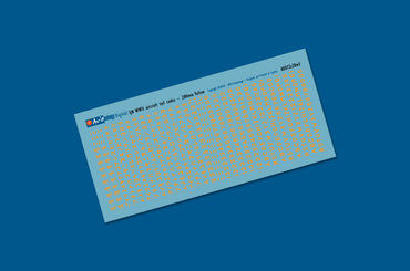 Aviaeology ADD72C020M3 1:72 IJN WWII Aircraft Tail Codes 280mm Yellow